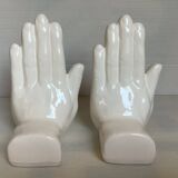 Pair of hand bookends