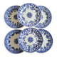 6 porcelain coasters from gien