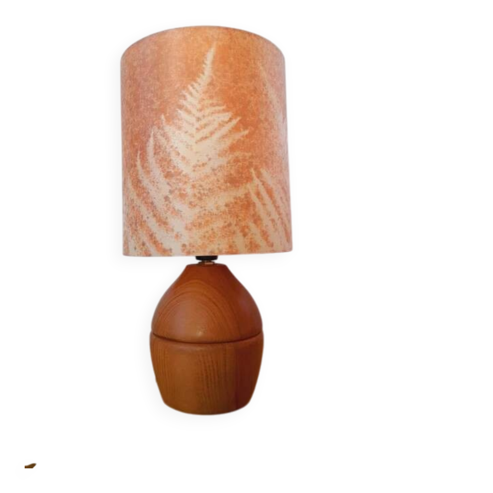 Lampe de chevet en bois 1970