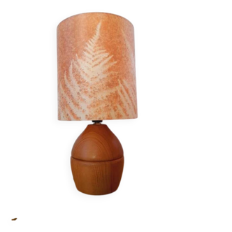 Lampe de chevet en bois 1970