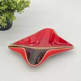 Glazed ceramic pocket tray, verceram, futuristic