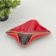 Glazed ceramic pocket tray, verceram, futuristic