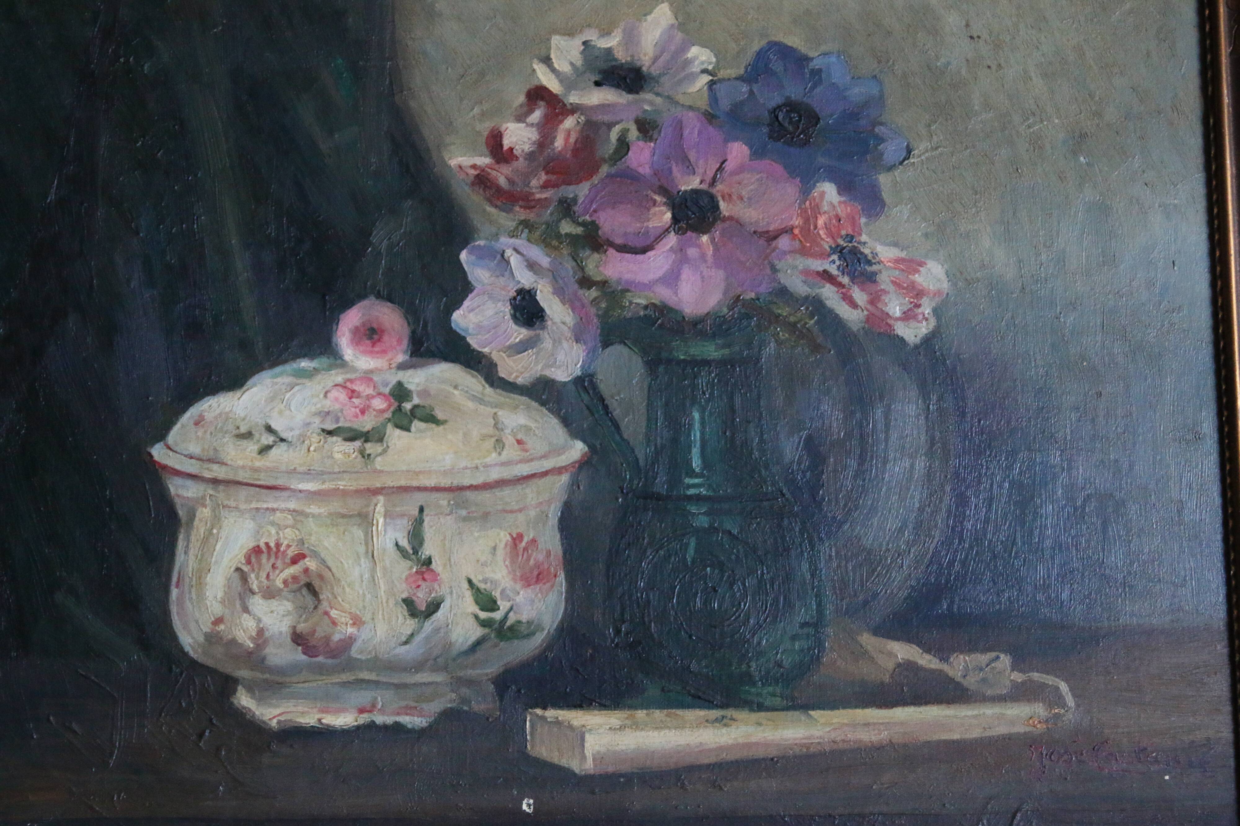 José Castanié oil on canvas exhibited at the FABRE Museum in Montpellier 68.5 x 53.5 cm