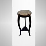 Vintage pedestal table restyled