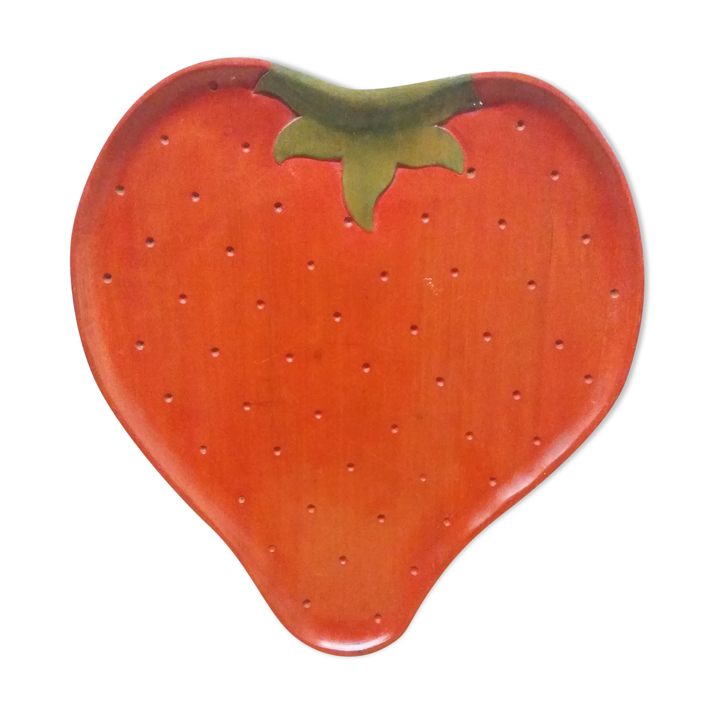 Plateau bois fraise