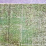 Green Vintage Turkish Rug sku v711