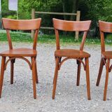 Set of 4 Baumann bistro chairs