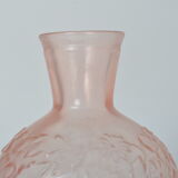 Vase boule rose