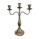 Silver metal chandelier, 3 branches