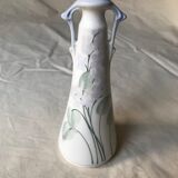 Art Nouveau vase with lila decoration, Galluba & Hofmann