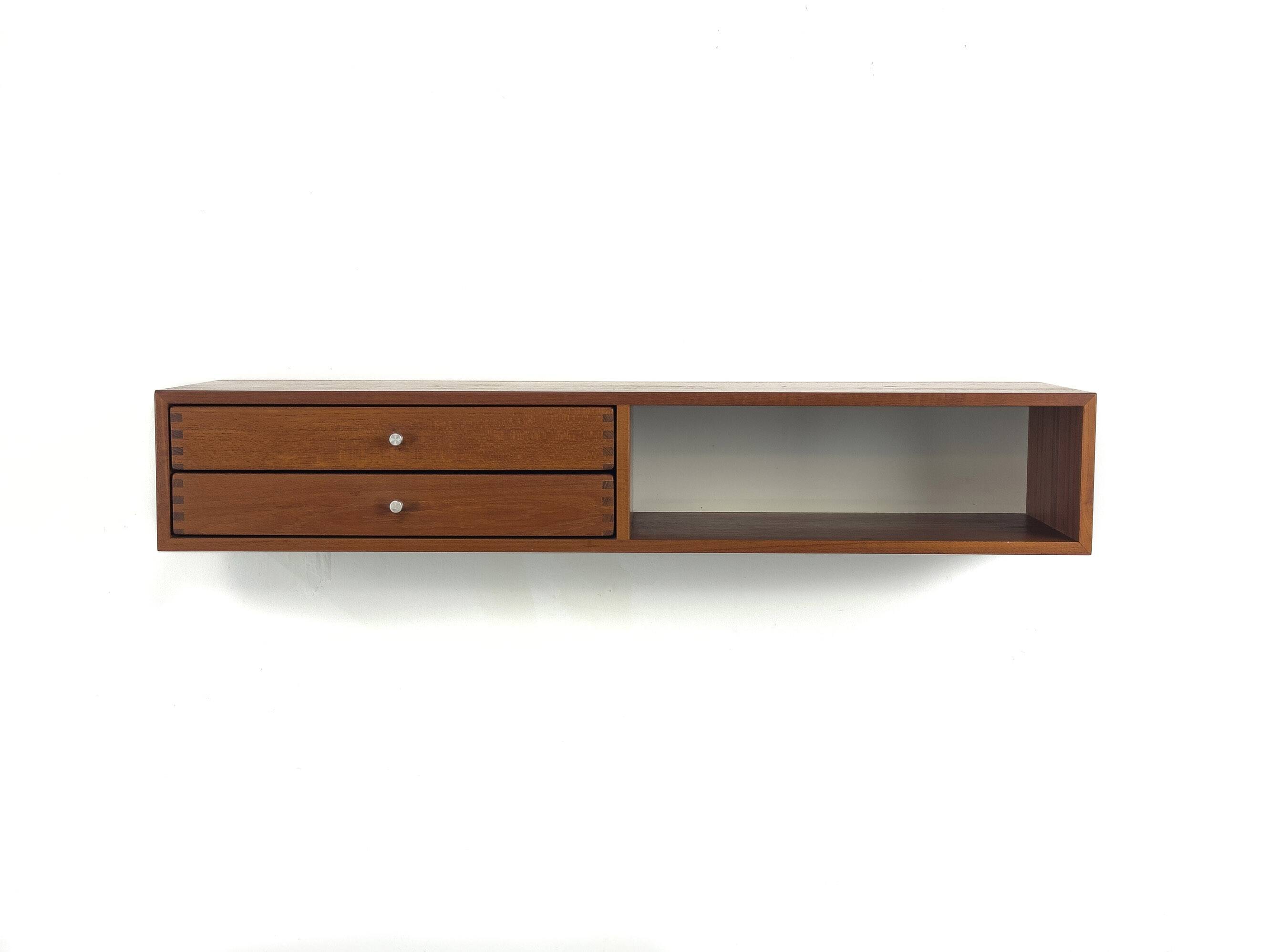 Teak Wall Console No. 132 by Kai Kristiansen for Aksel Kjersgaard, 1960s
