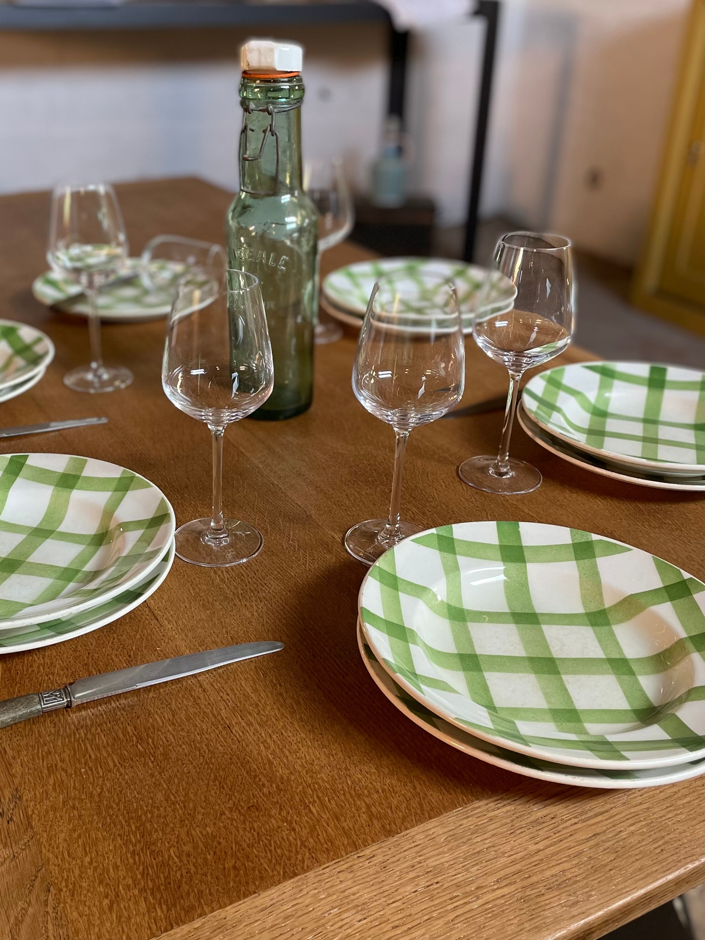 Lot de 5 assiettes creuses moulin des loups