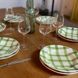 Set of 5 hollow plates moulin des loups