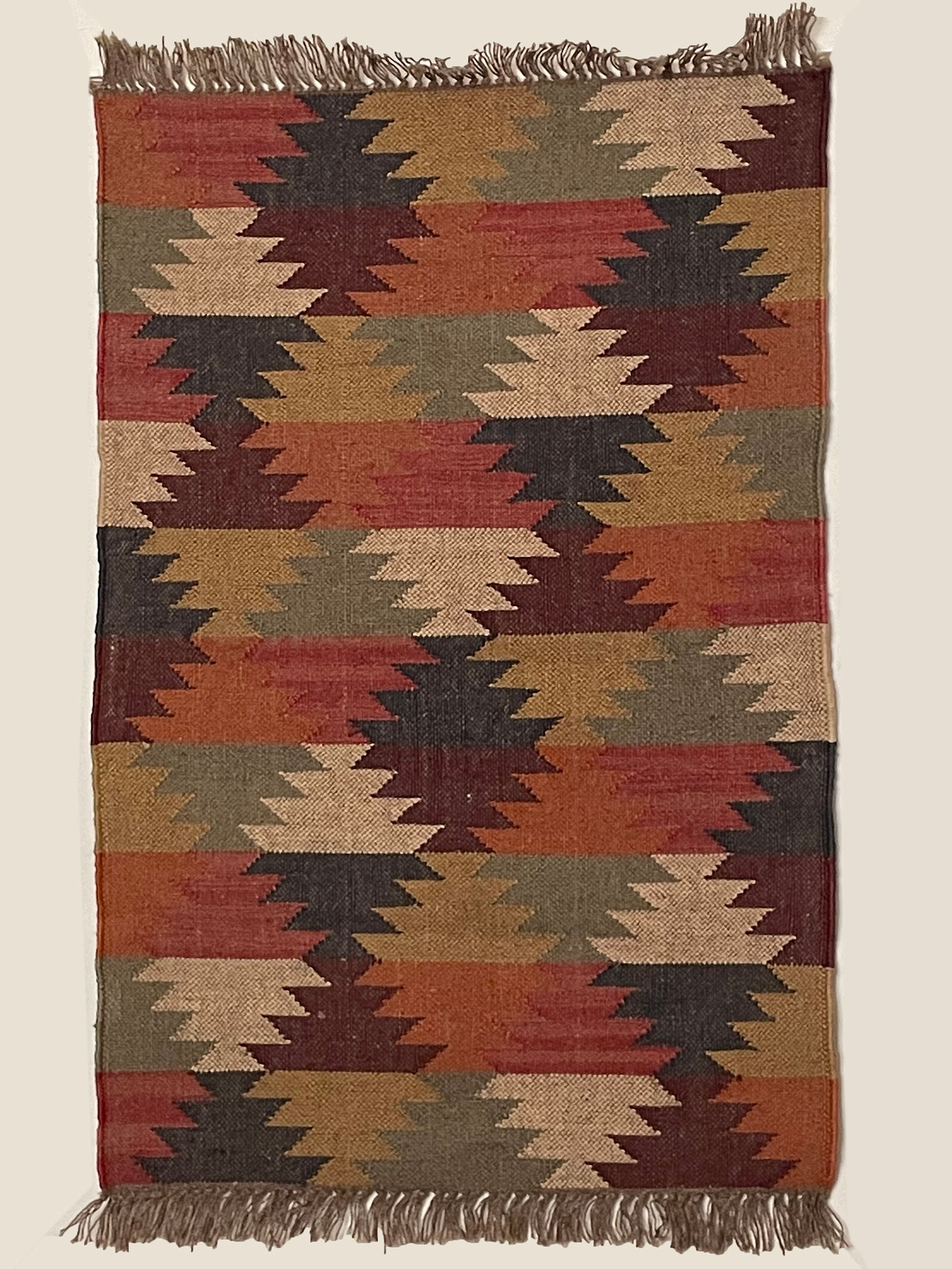 2.5 x 4 jute handwoven kilim runner carpet, rug, 75 x 120 cm