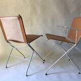 2 chairs of Raoul Guys 1950s