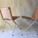 2 chairs of Raoul Guys 1950s