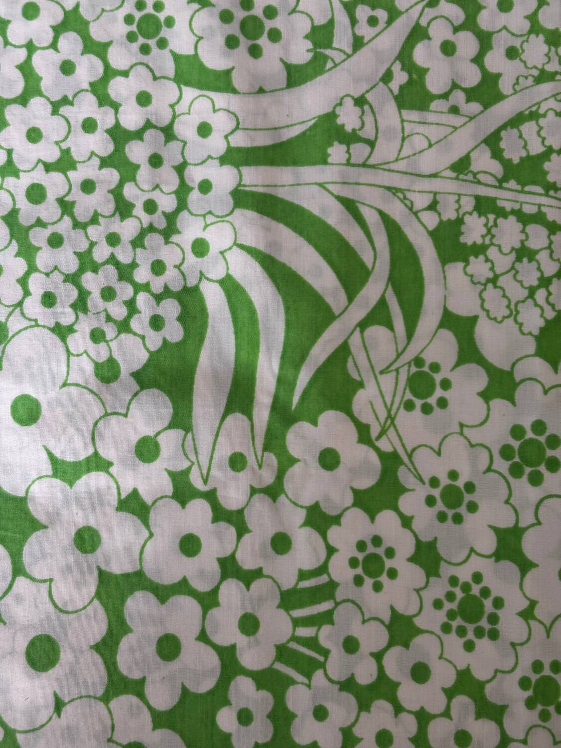 Set of two seventies Descamps Tergal bolster cases