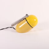 Space age yellow telescopic pill reading lamp by well-lite, honkong 1970s.