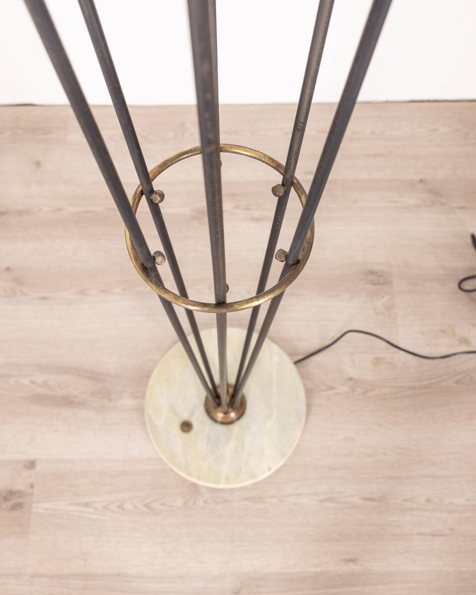 VINTAGE FLOOR LAMP 1950s ALBERELLO MODEL DESIGN STILNOVO