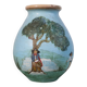 Vase, hand-painted, vintage