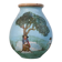 Vase, hand-painted, vintage