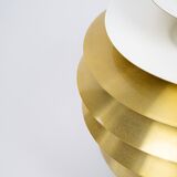 Lampe suspendue vintage danoise Barcelona par Bent Karlby, Lyfa, années 1960.