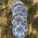 Ridgeway 12-piece dessert plate set – Windsor pattern – earthenware