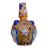 Antique english faience vase Alhambrian - relief decoration