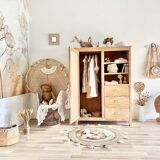 Asymmetrical Parisian wardrobe