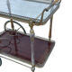 Bar drinks trolley in brass and wood from Maison Jansen