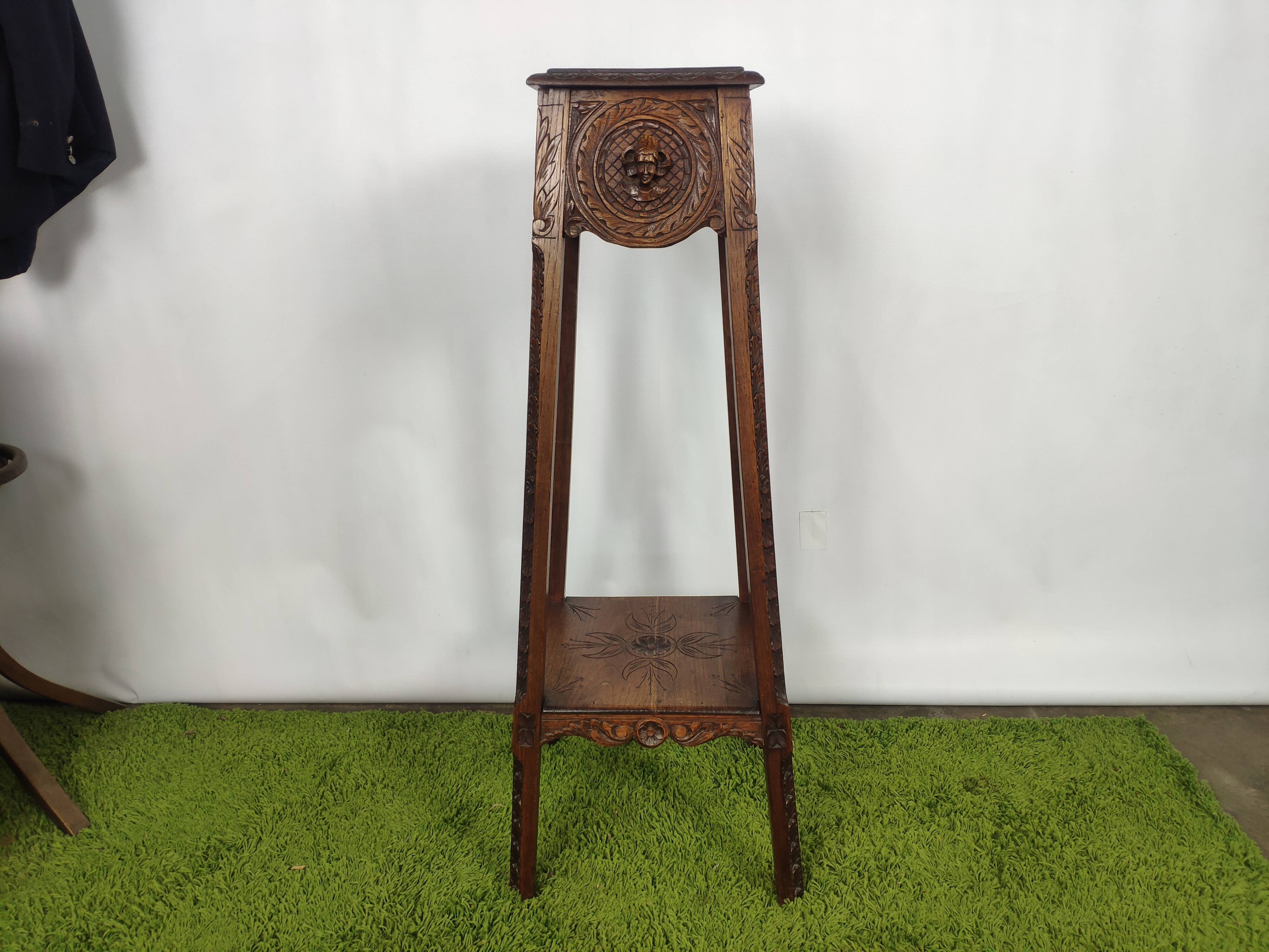 Saddle old décor Breton oak