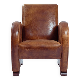 Sheepskin clubchair armchair, 1970s