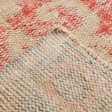 6x10 Pale Red Cream Turkish Vintage Rug,  172x295Cm SK 21080