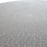 1970s Coffee Mosaic Table by Heinz Lilienthal