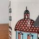 Boîte en céramique allemande ou pot à biscuits du milieu du siècle avec couvercle en teck de SMF Schramberg Keramik, années 1960