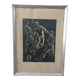 Linogravure foot ball, art déco