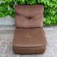Velvet fireside chair from the 70s