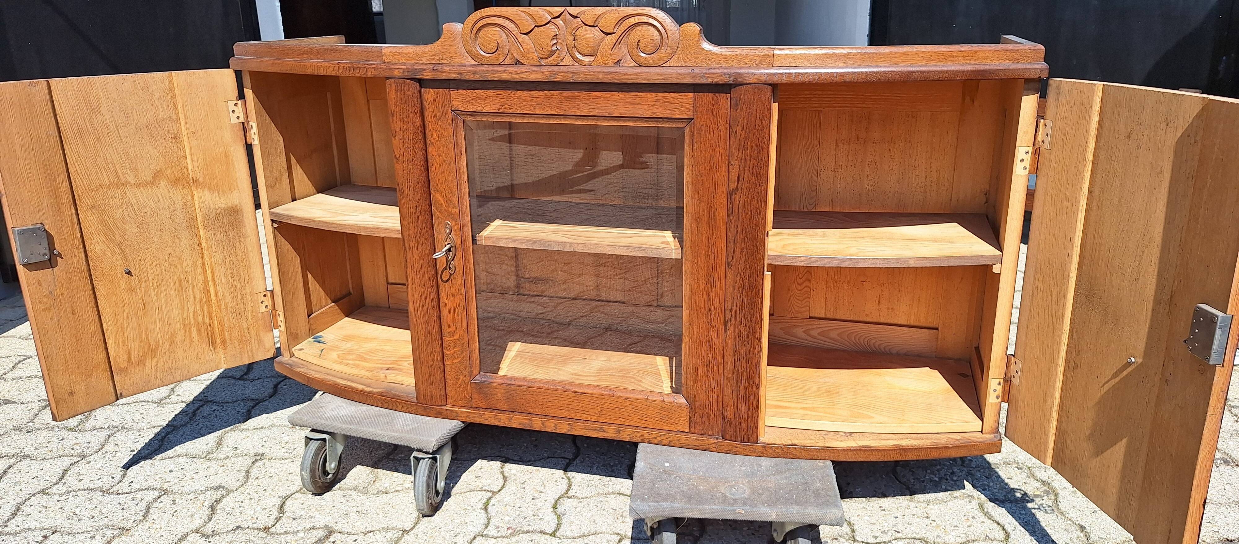 Art Deco Oak Sideboard – Very good condition