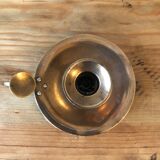 Old copper hand-held candlestick