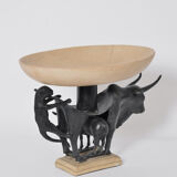 Etruscan style table center, 1970s.