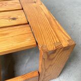 70s pine table regain