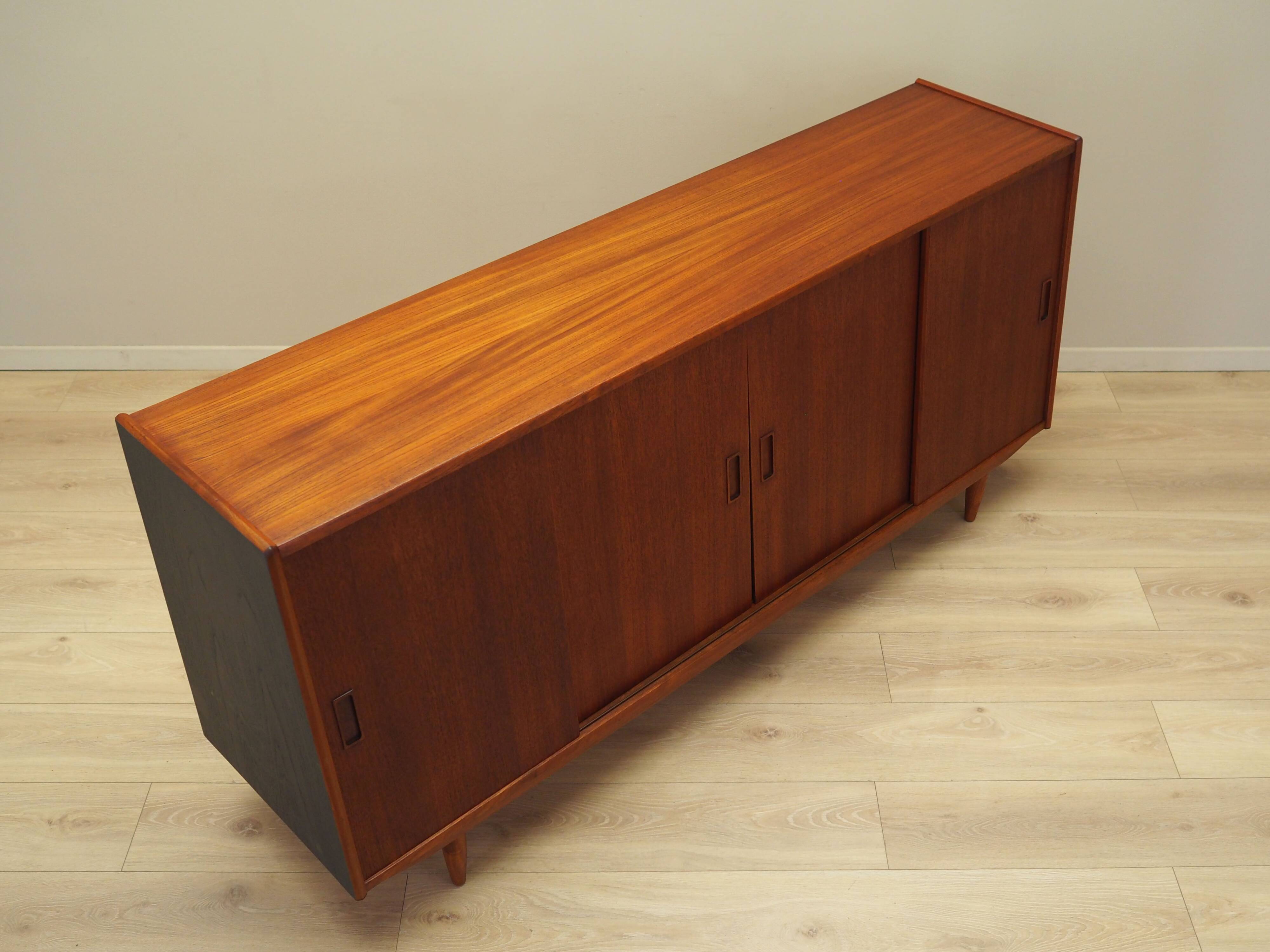 Teak sideboard, Danish design, 1970s, production: Denmark