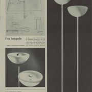 Lampadaire Papavero conçu par Achille et Pier Giacomo Castiglioni pour Flos 1964