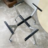 Tecno Nomos Round Table Brushed Metal