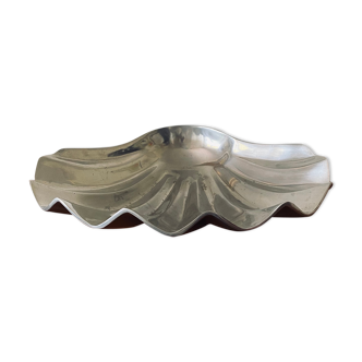 Shell shaped great vide poche / centerpiece, Italy 1960s