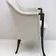 Pair of Giorgetti Italian Velvet Armchairs "Progetti", 1980s