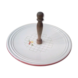 Serviteur porcelaine et bois