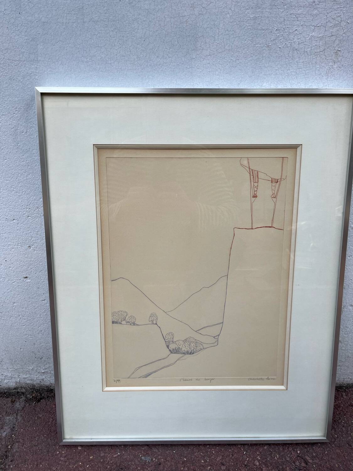 Gravure Charlotte Reine L’Heure du Berger
