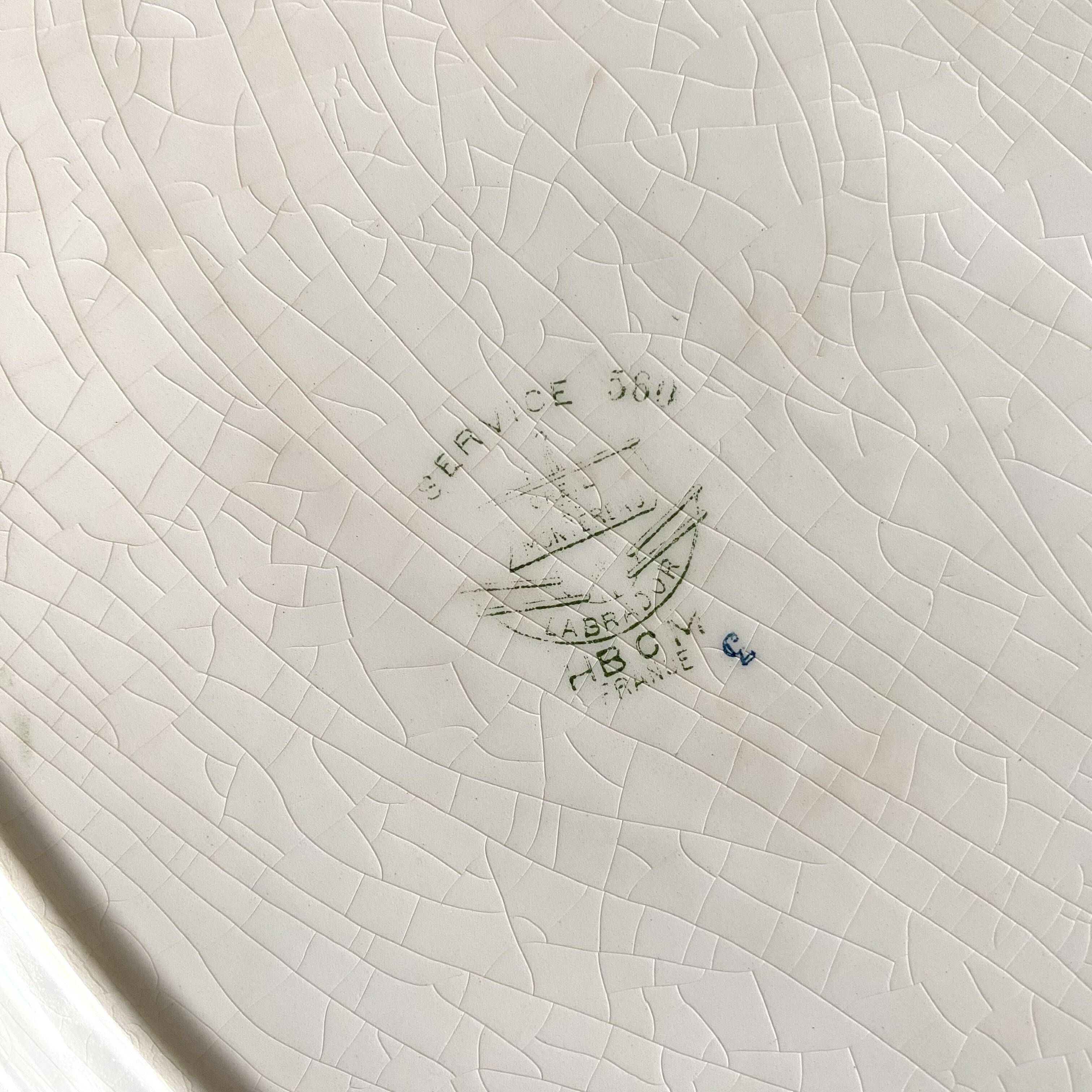 HBCM ironstone oval dish