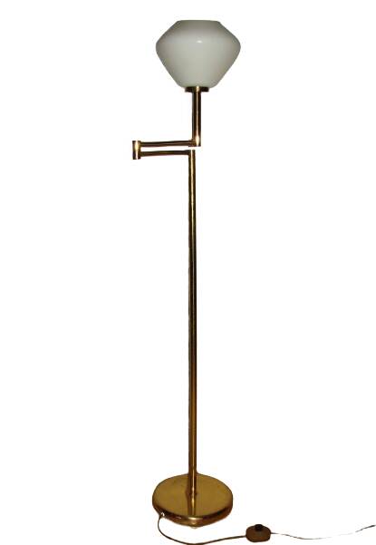 Brass floor lamp , 1970s.